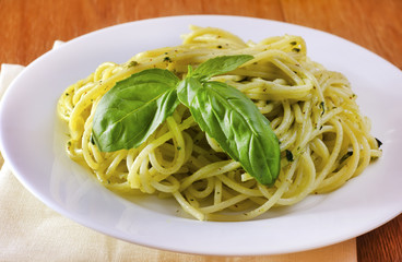 pasta with pesto