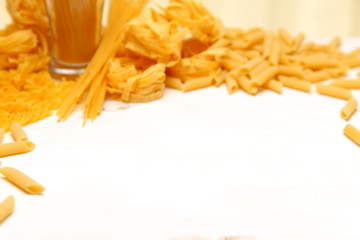 pastas composition background