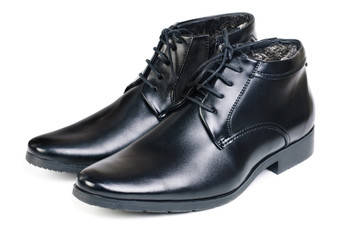 Modern boots isolated on a white background