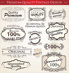 Premium Quality Vintage Design Vector