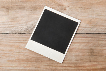 paper on wood background