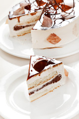 cake with chocolate