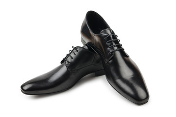 Male shoes in fashion concept