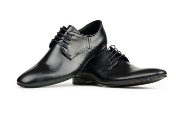 Male shoes in fashion concept