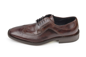 Male shoes in fashion concept