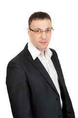 Portrait of a businessman in studio