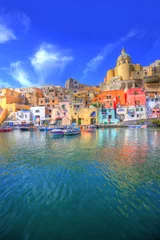Zelfklevend Fotobehang Procida, Isola nel mar mediterraneo, Napoli © ronnybas