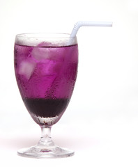 Glass of grape juice