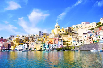 Zelfklevend Fotobehang Procida, eiland in de Middellandse Zee, Napels © ronnybas