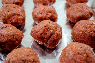 Preparing Meatballs