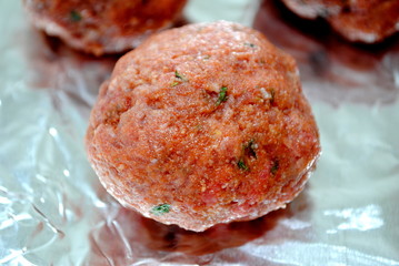 Single Raw Meatball