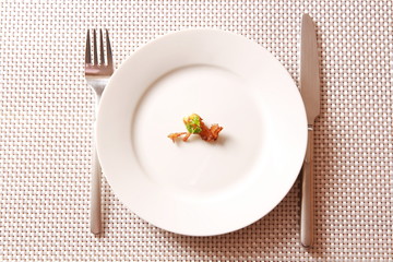 Häppchen auf Teller