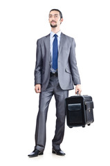 Businessman on his travel days