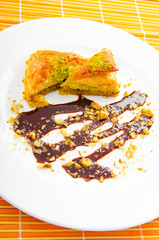 Traditional turkish sweet dessert