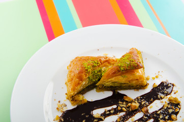 Traditional turkish sweet dessert