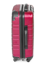 Luggage concept with case on the white