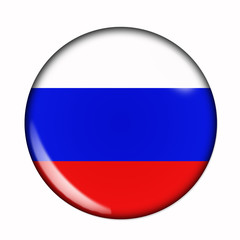 Button flag of Russia