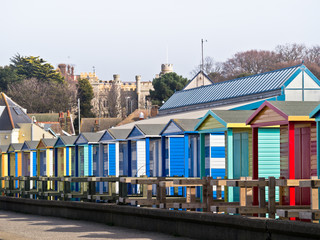 Beach Huts in Whitstable