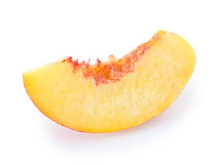 Slice of a nectarine fruit