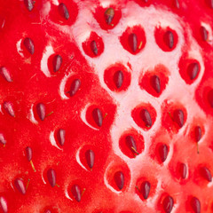 macro strawberry