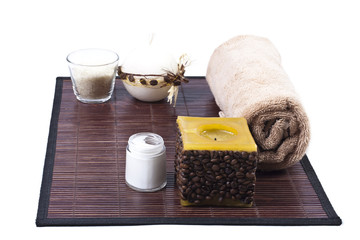 Beautiful set for spa and aromatherapy