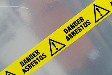 Asbestos warning sign - 39692433