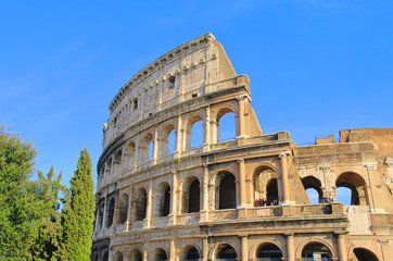 Fototapeta na wymiar Rom Kolosseum - Rom Colosseum 08