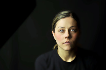 Woman with beautiful eyes