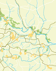 Vector Map of The Country