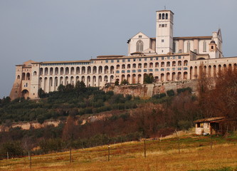 Fototapeta na wymiar Bazylika San Francesco d'Assisi, Włochy