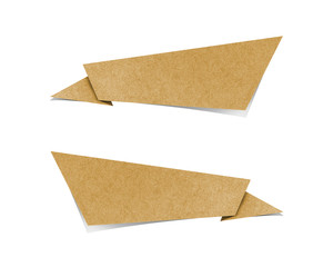 Label recycled paper craft