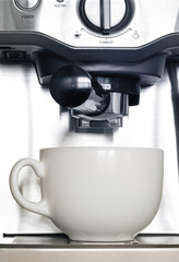 Espresso machine and coffee mug