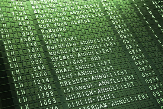 Airport timeboard