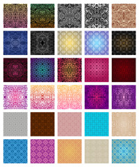 Big collection of seamless patterns