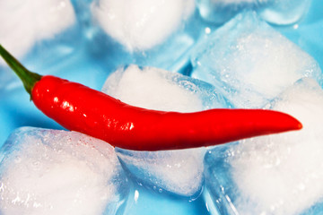 Chili und Eis
