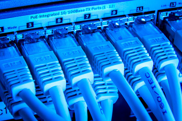 Obraz premium kable sieciowe