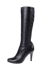 Female leather boot