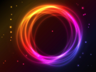 Abstract background with plasma effect