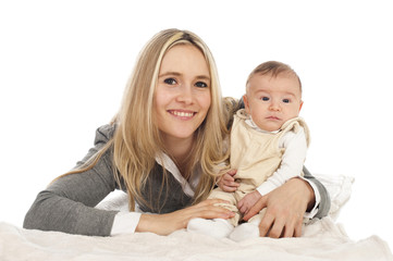 Young Woman with baby