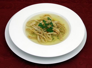 hausgemachte Frittatensuppe