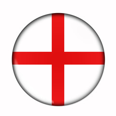 Fototapeta premium Button flag of England