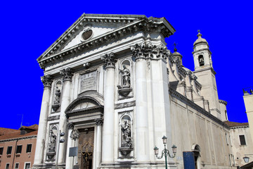 iitalie,venise : zattere, église