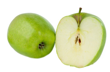 green apple isolated