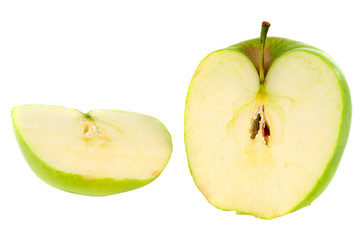 green apple isolated