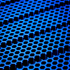 Fototapeta premium abstract metallic grid