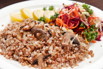 buckwheat with vegetables