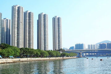 Fototapeta na wymiar Hongkong nowoczesny budynek