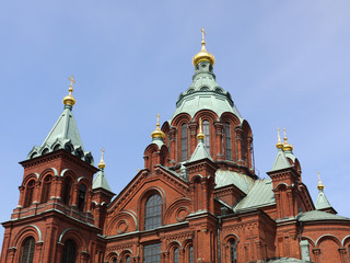 Fototapeta na wymiar Uspenski Kathedrale Helsinki