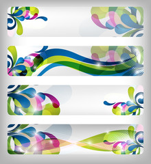 colorful banner / vector design templates