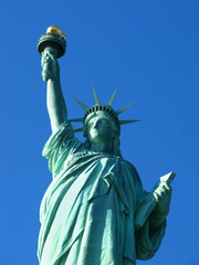 Fototapeta na wymiar Nowy Jork: Statua Wolności, symbol amerykańskiej. USA